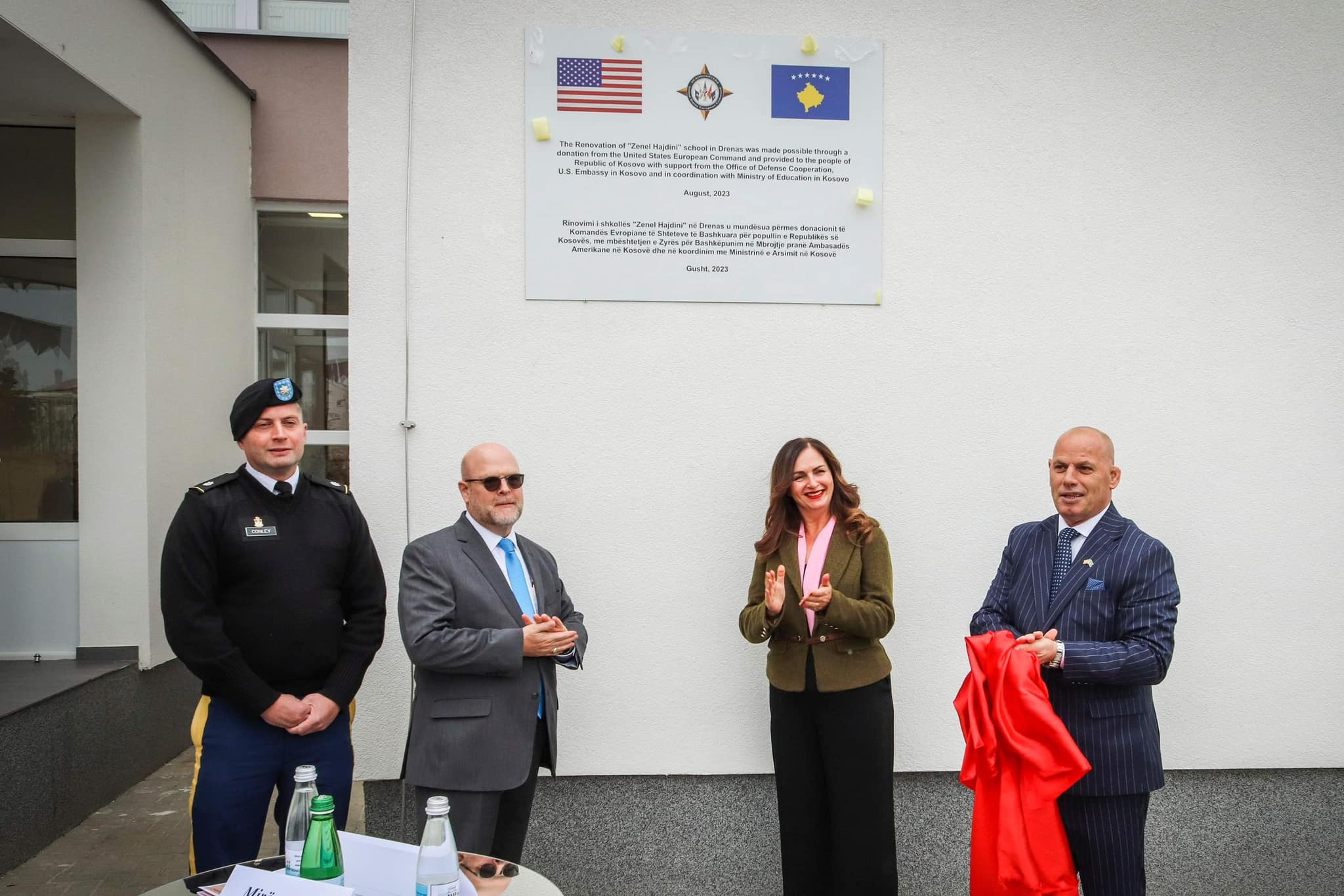 SVEĆANO JE OTVORENA OBNOVLJENA ŠKOLA „ZENEL HAJDINI“ U TURSTENIKU U DRENAS (GLOGOVAC)
