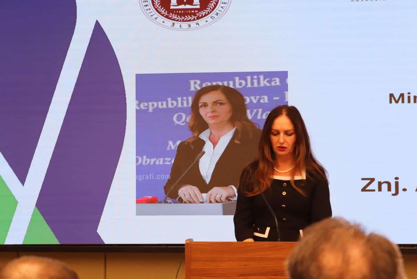 Ministrja në detyrë Nagavci mori pjesë në Forumin Ekonomik Rajonal Dukagjini